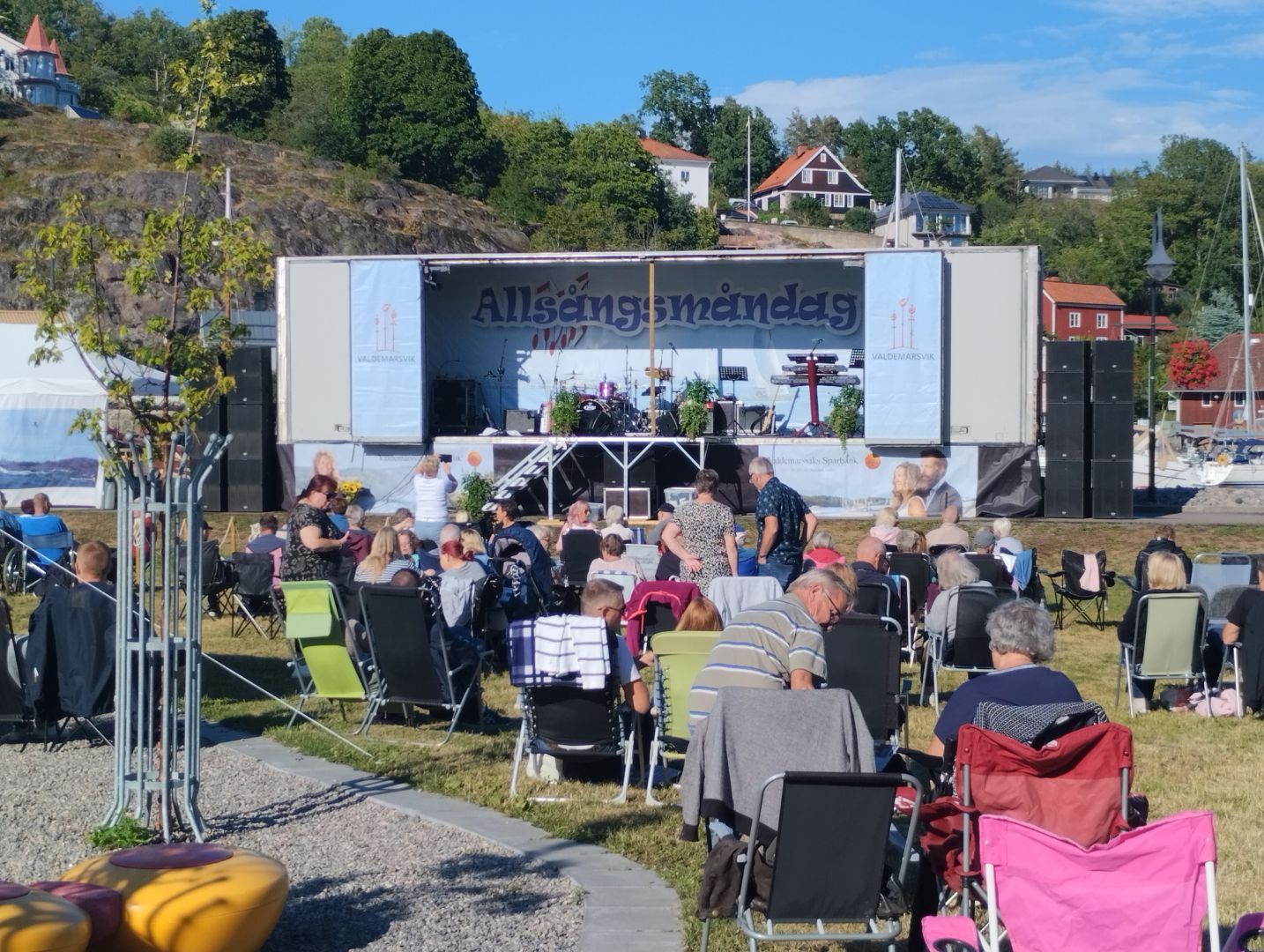 Photo of the audience during Allsångsmandag 2023.